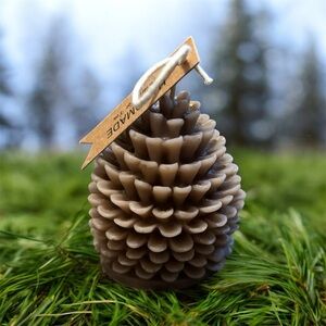 Pinecone Shaped Candle